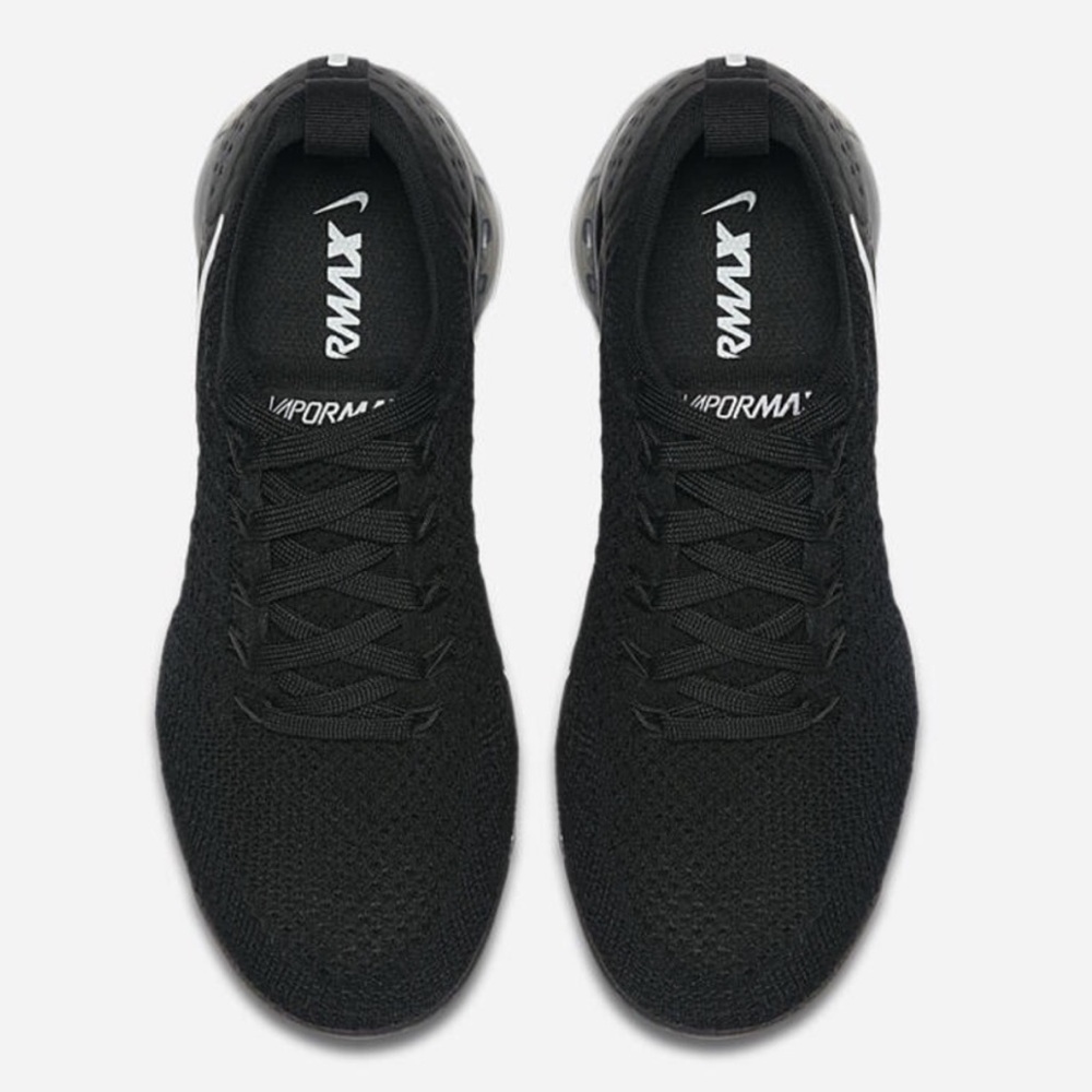 Nike Air VaporMax Flyknit 2 Black White - Picture 2 of 8